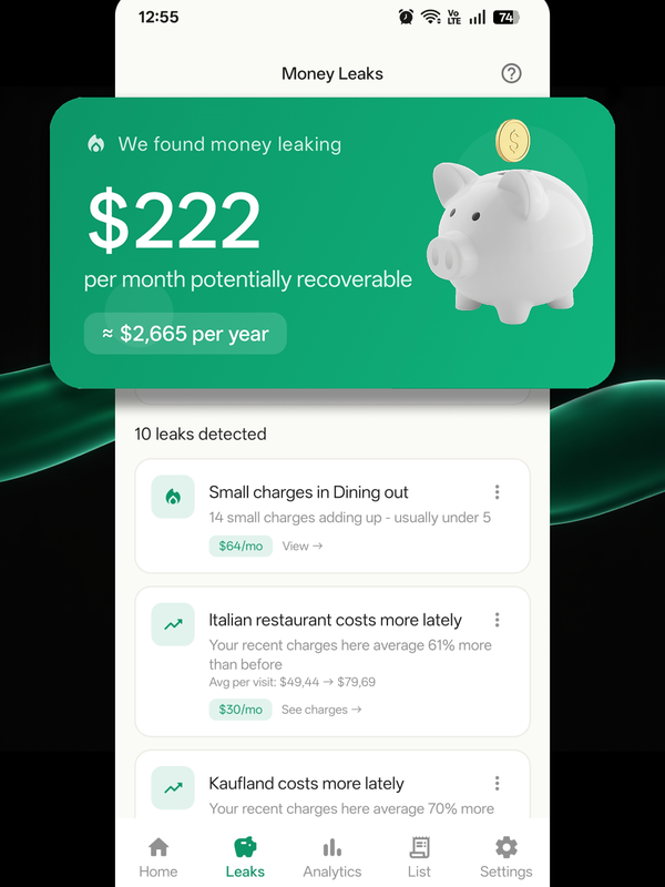 Money Leaks