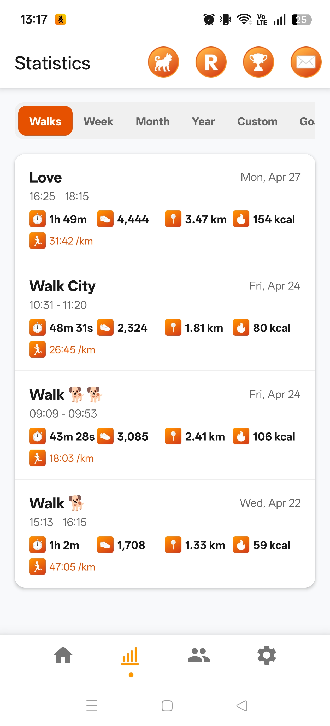 StepMax Walk Timer